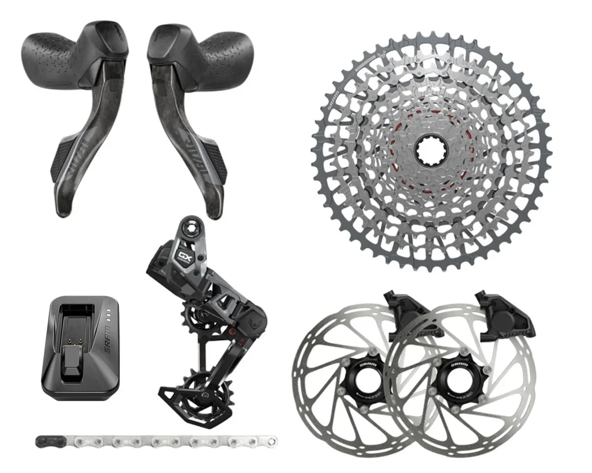 SRAM Rival/GX AXS Transmission Mullet Groupset (1 x 12 Speed) (10-52T) (E1) (UDH)